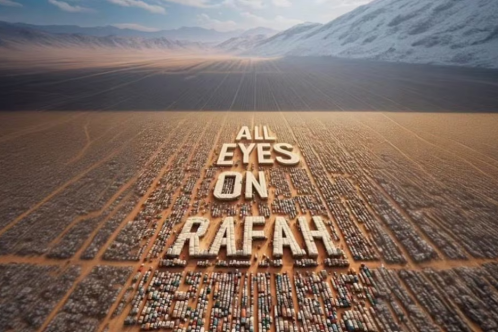 "All eyes on Rafah" diventata virale sul social network - Instagram