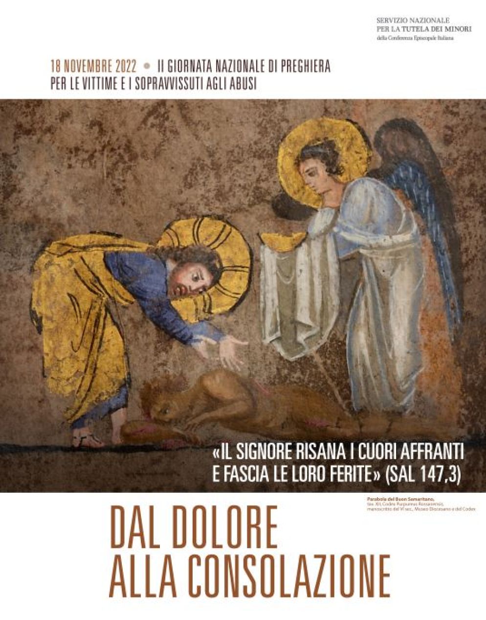 La locandina della Giornata nazionale di preghiera per le vittime degli abusi - Cei