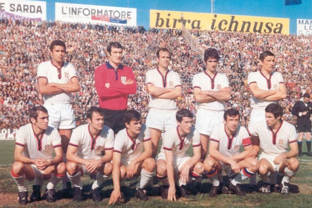 Il Cagliari che vinse lo scudetto nella stagione 1969-70 - Wikicommons