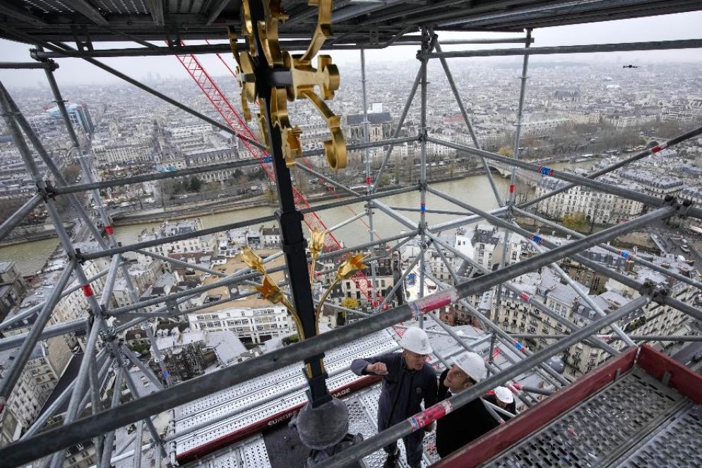 La visita di Macron - ANSA