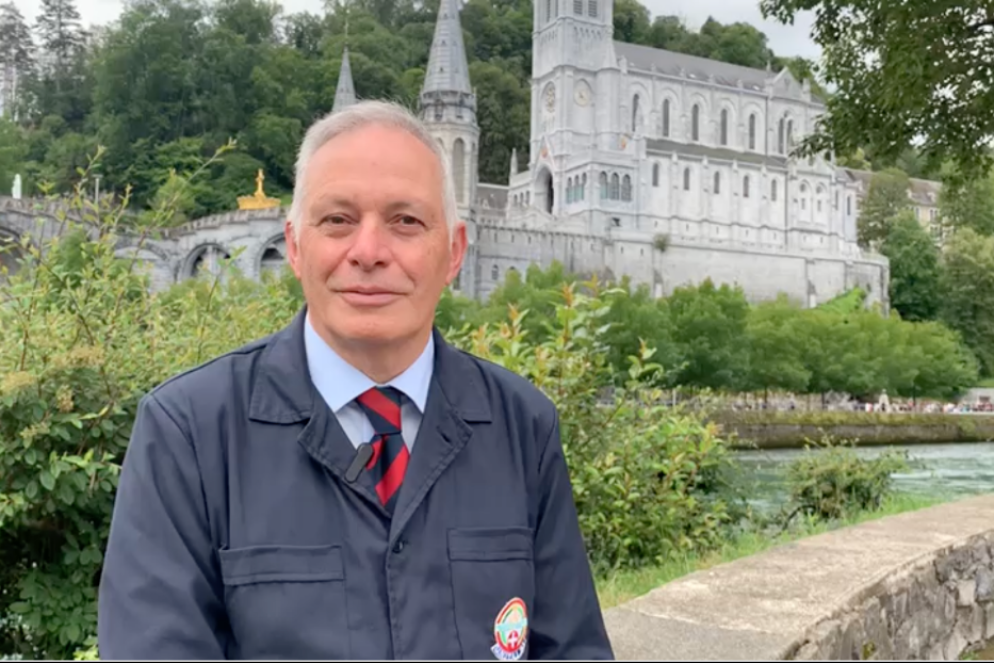 Il presidente nazionale Unitalsi Rocco Palese a Lourdes