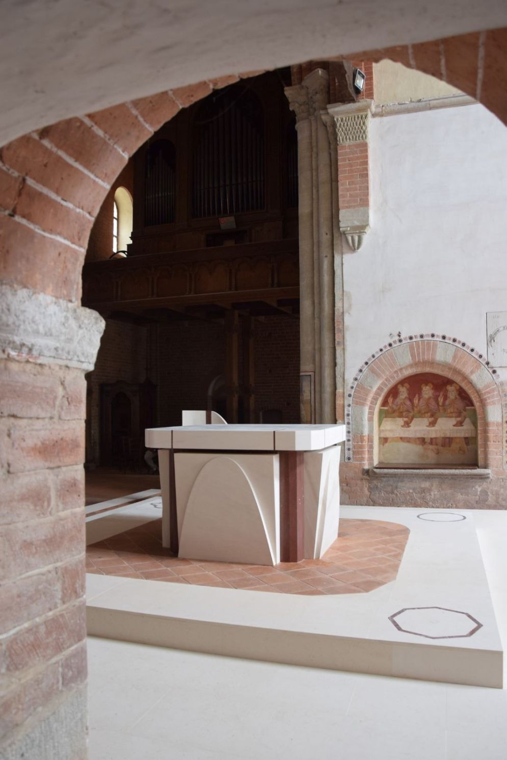 Raul Gabriel, presbiterio dell'abbazia di Rivalta Scrivia, Tortona (Alessandria) - Raul Gabriel