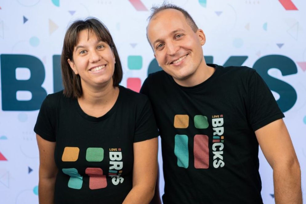 Maria e Marco, inventori di Briicks