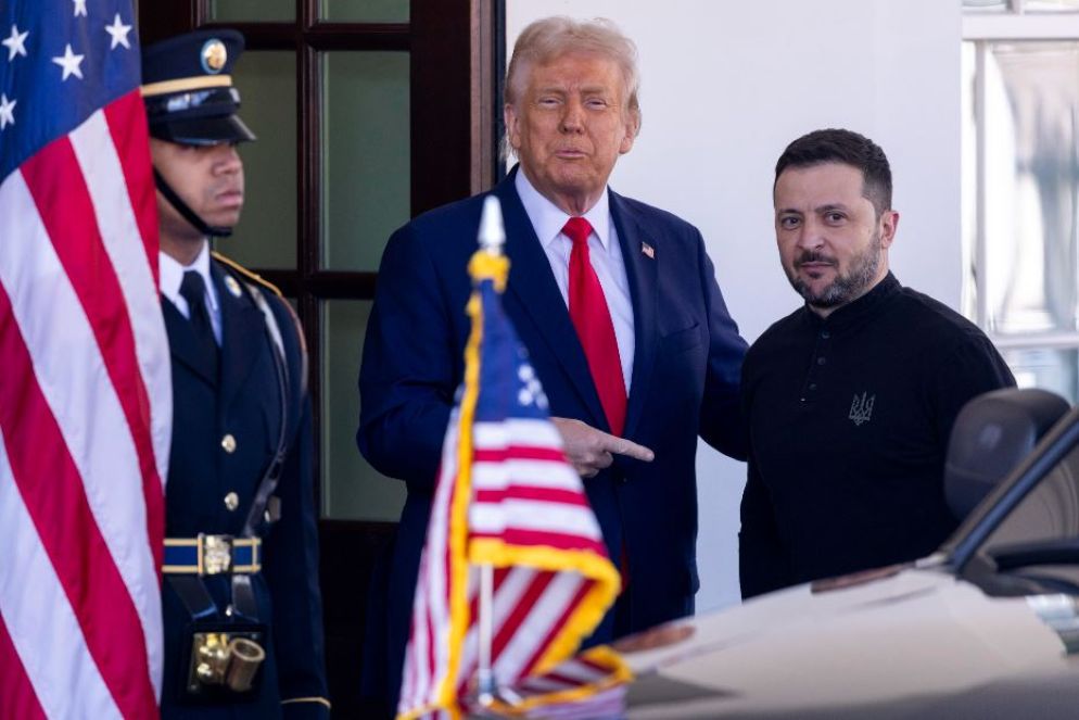 Il presidente Usa Donald Trump e il presidente ucraino Volodymyr Zelensky - Ansa