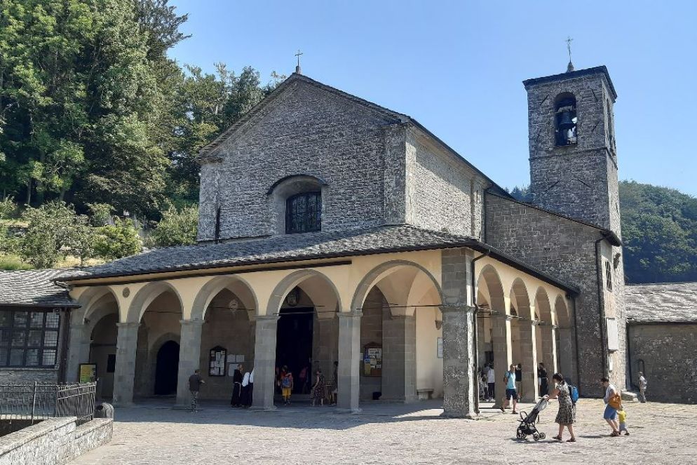 La basilica del santuario francescano della Verna in provincia di Arezzo - Avvenire