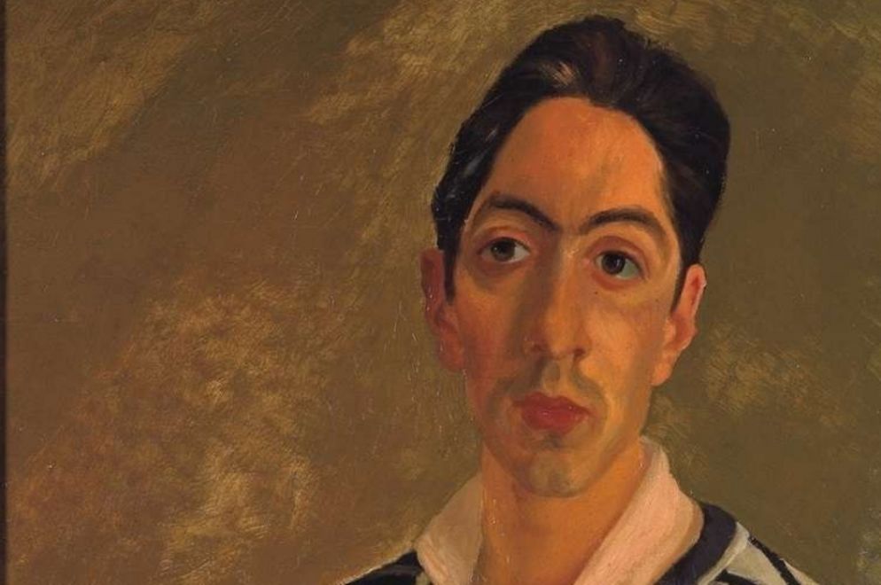 Afro, "Autoritratto", 1936, olio su tela, particolare - Galleria Nazionale d’Arte Moderna e Contemporanea, Roma