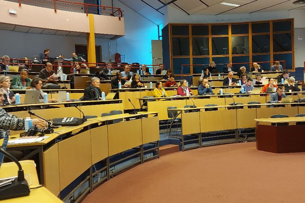 La sala nella quale si sono svolti gli Incontri di Lourdes - .