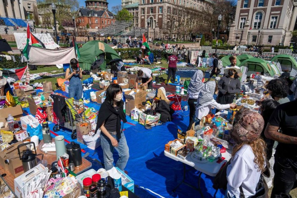 La protesta contro la guerra a Gaza - ANSA