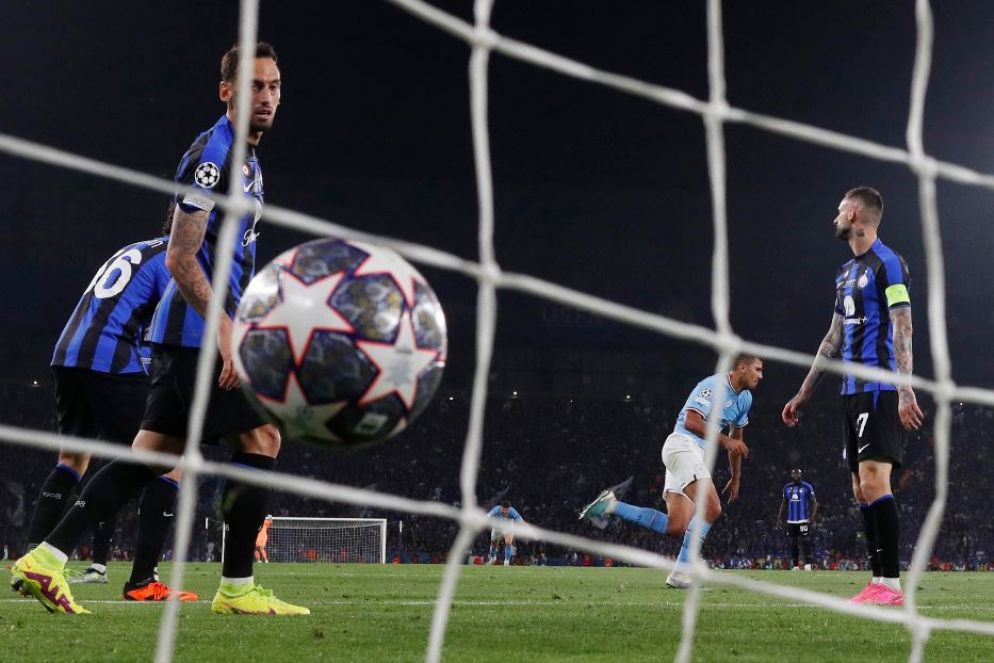 Il gol di Rodri, che ha consegnato la Coppa al City - Ansa
