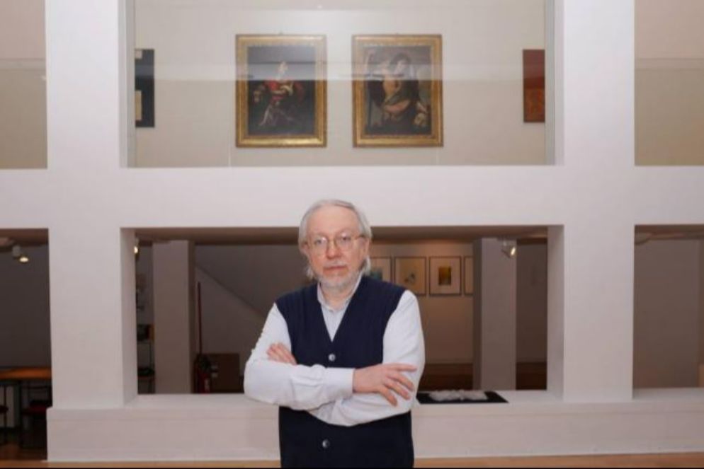 Padre Andrea Dall'Asta gesuita parmense, classe 1960, che guida la Galleria San Fedele a Milano - FOTOGRAMMA Piaggesi