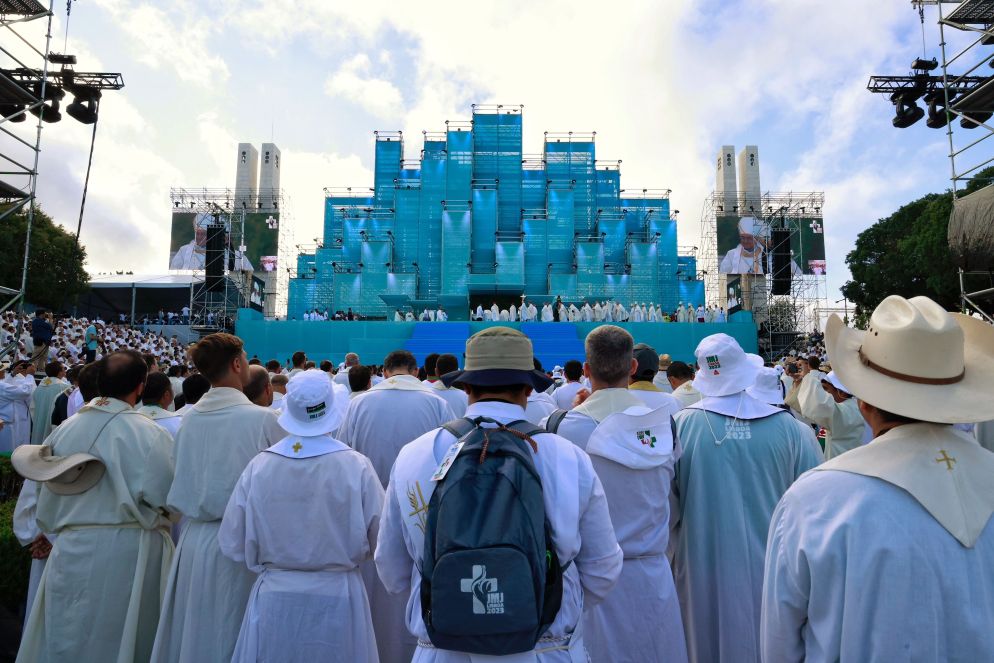 Messa al Parque Eduardo VII - Agenzia Romano Siciliani