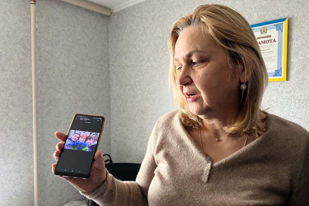 Olhe Kutska, responsabile dell’assistenza sanitaria a Druzkivka, città intorno a Kramatorsk - Gambassi