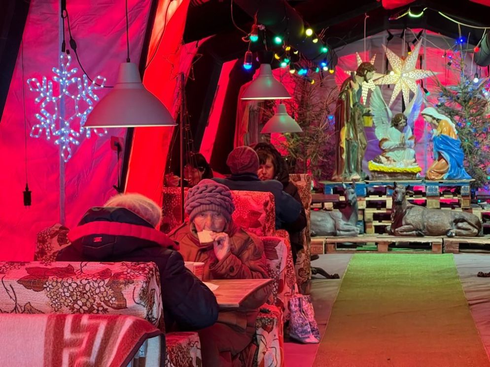 La tenda della solidarietà della parrocchia di Fastiv che aiuta i più fragili - Gambassi