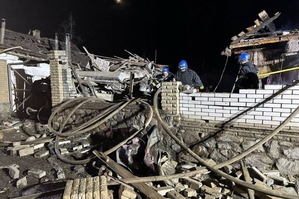 La villetta distrutta a Zaporizhzhia - Giacomo Gambassi