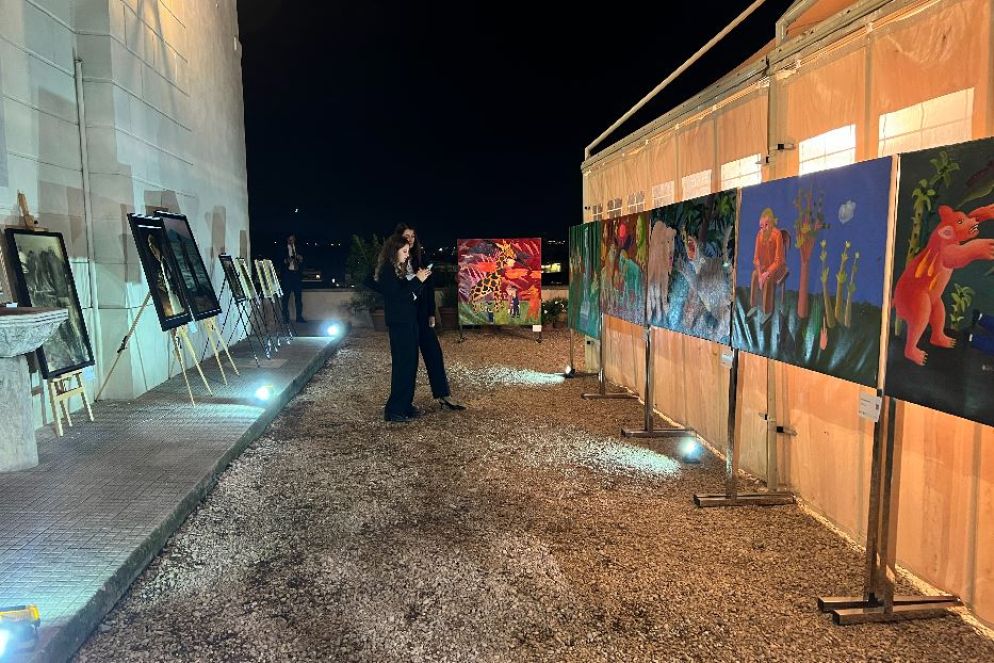 Le mostre degli artisti ucraine ospitate nella storica sede del Gran Priorato di Roma dei Cavalieri di Malta, sul colle dell’Aventino, a Roma - Gambassi