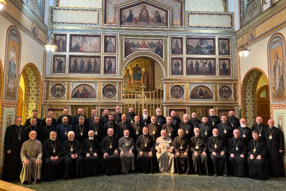 I vescovi che hanno partecipato al Sinodo della Chiesa greco-cattolica ucraina - Gambassi