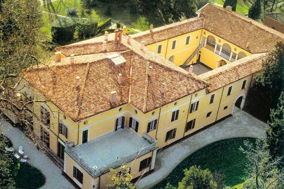 Villa Verdi a Sant'Agata, in provincia di Piacenza, con il suo parco - Ansa