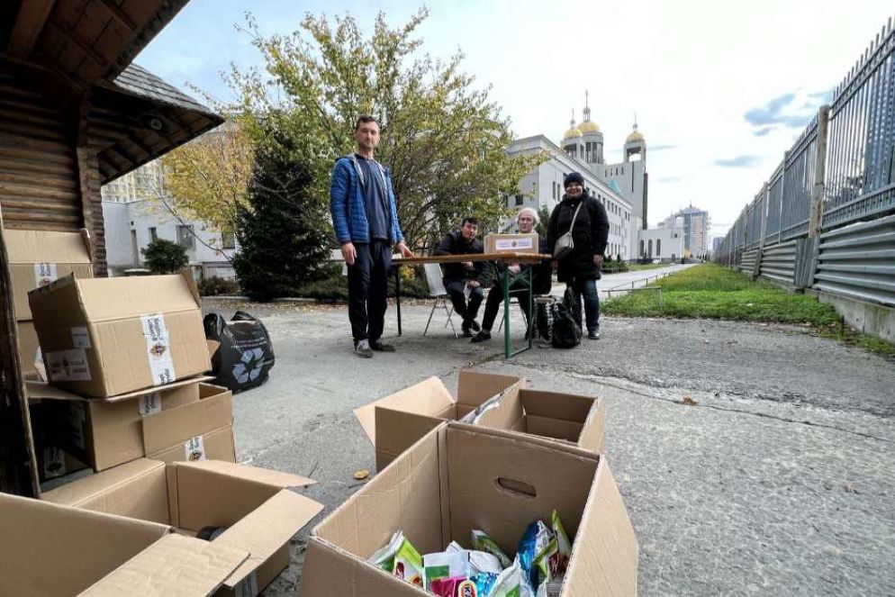 Il sostegno ai poveri di guerra intorno alla Cattedrale greco-cattolica di Kiev - Gambassi