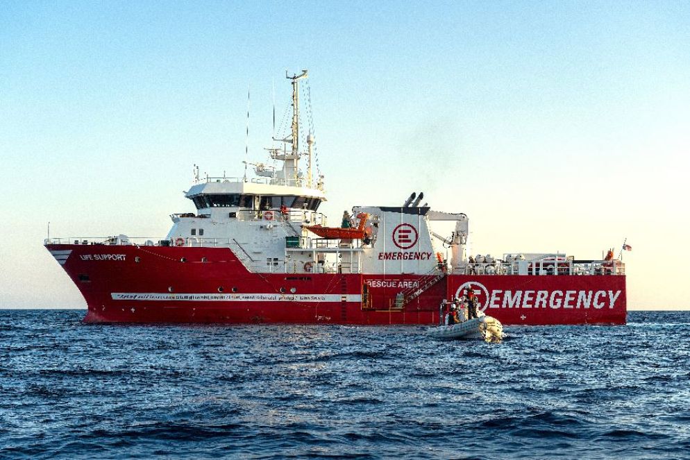 La nave sar Life Support - Archivio Emergency