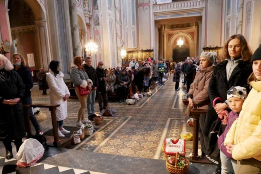 La Messa di Pasqua nella Cattedrale di Leopoli - rkc.lviv.ua