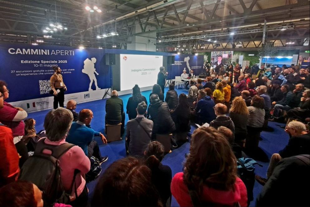 La presentazione del Dossier "Italia, Paesi di cammini" a "Fa' la cosa giusta", fra i padiglioni di Rho Fiera - @ G.Matarazzo