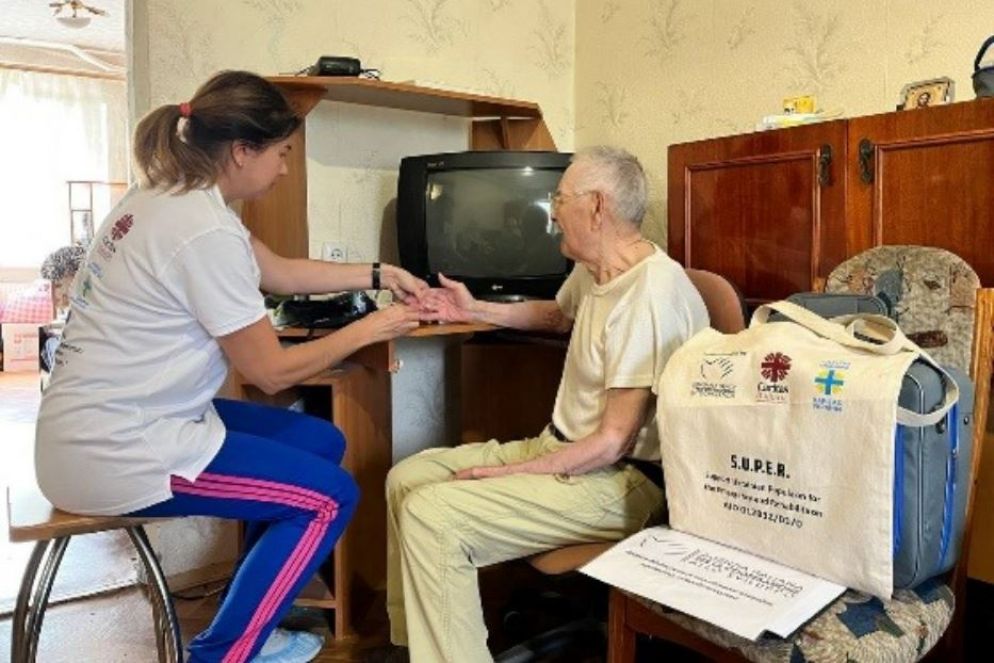 L'assistenza sanitaria a domicilio garantita dalla Caritas nelle zone più a rischio in Ucraina - Caritas Italiana