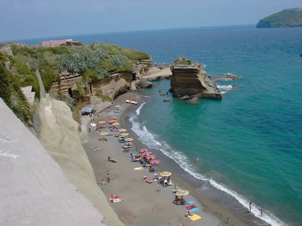 La spiaggia di Ventotene