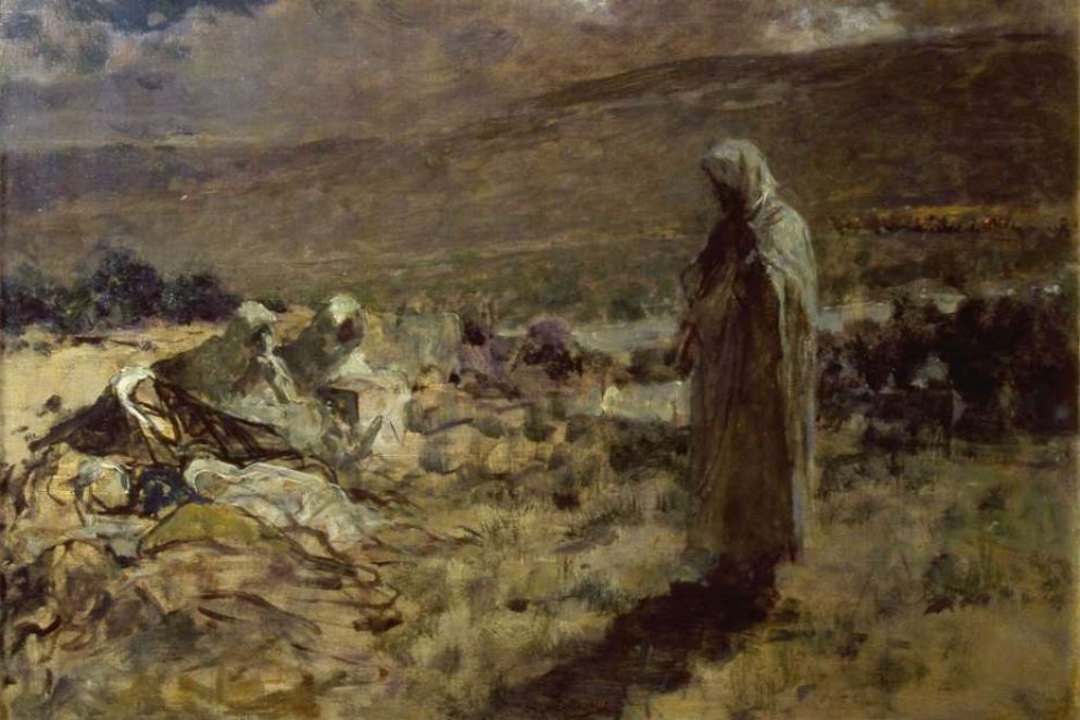 Domenico Morelli, "Cristo che veglia agli Apostoli" - in mostra a Roma, Galleria Nazionale