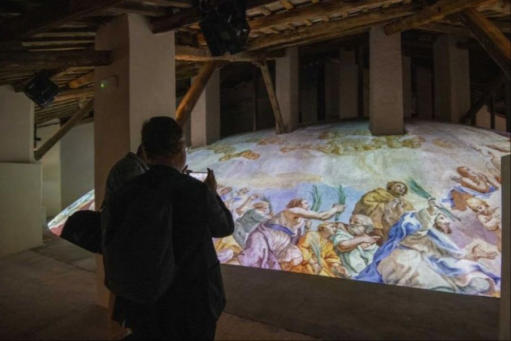 Uno dei particolari visibili grazie al progetto interattivo - Siciliani