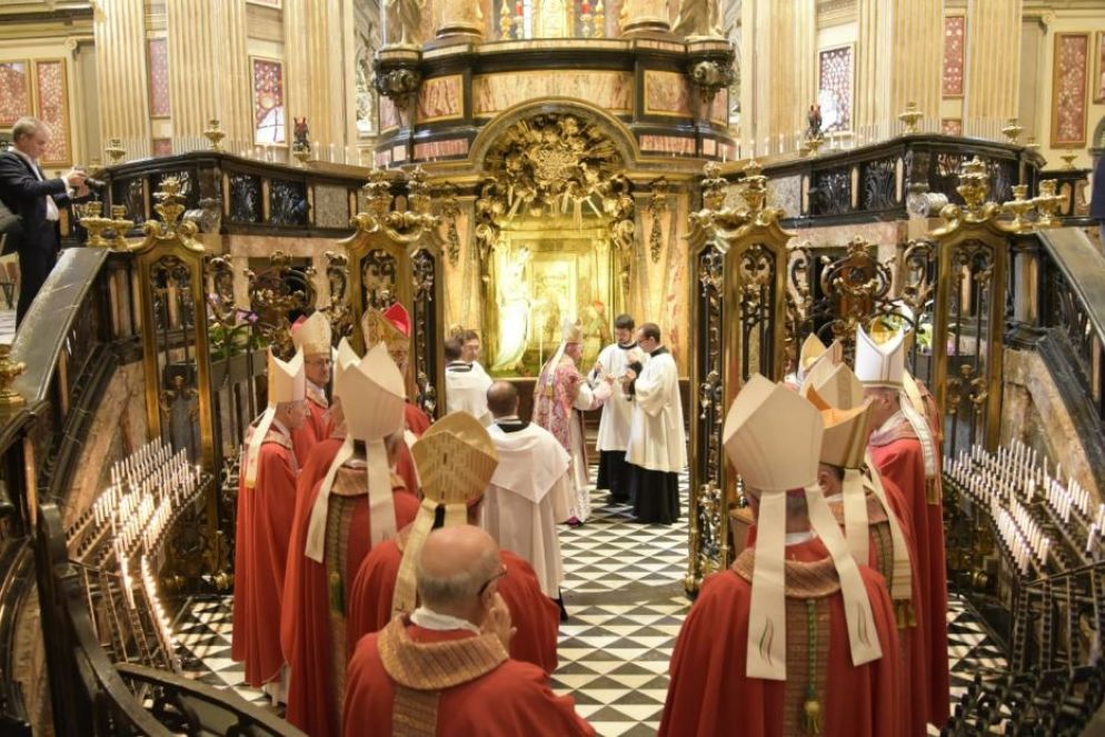 Caravaggio (Bergamo): i vescovi lombardi nel Santuario di Santa Maria del Fonte - foto Monica Fagioli