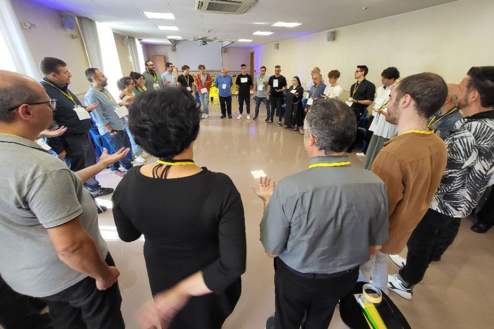 I partecipanti all'incontro dei missionari digitali a Roma - 2023 - -