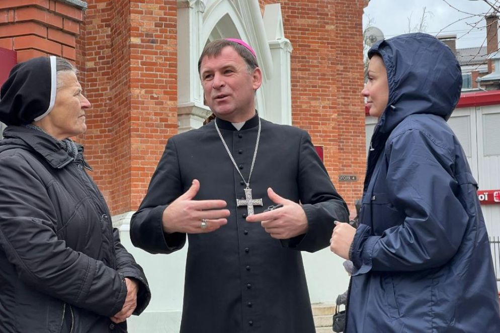 Il vescovo di Kharkiv-Zaporizhzhia, Pavlo Honcharuk - Gambassi