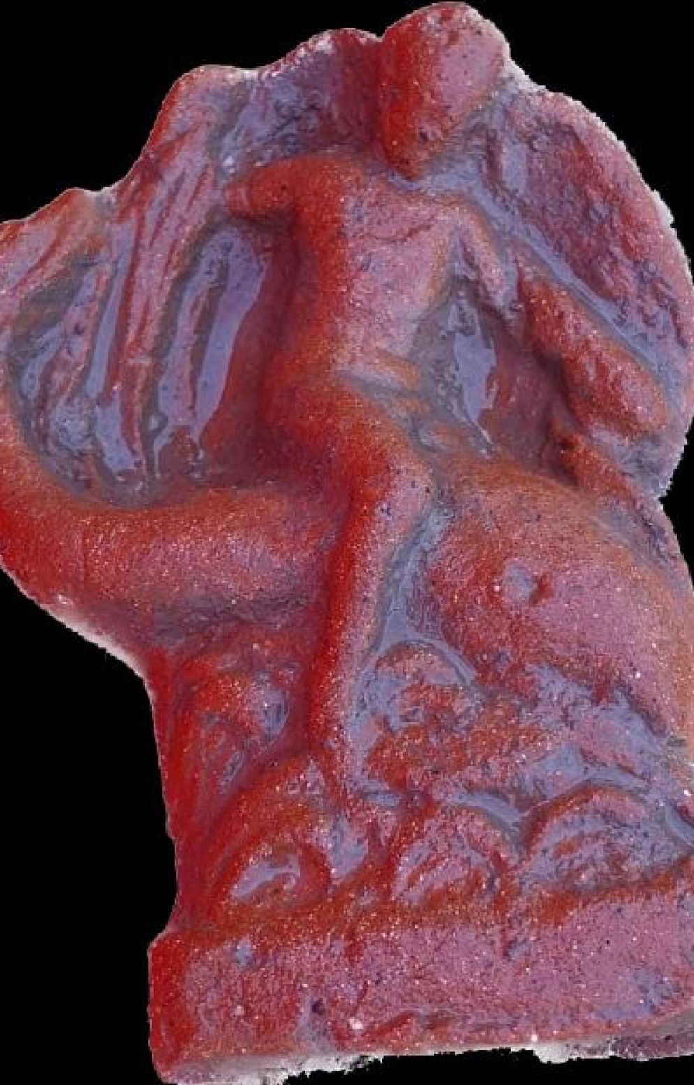 Eros a cavallo del delfino - Ansa/Ufficio Stampa Parco Archeologico di Paestum