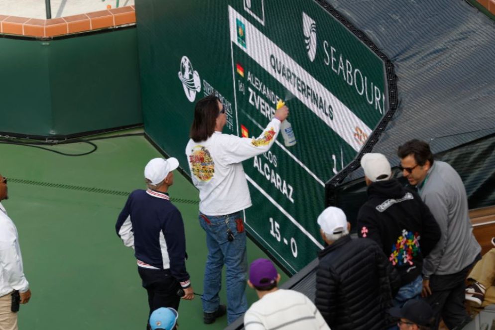 L'impegno dell'apicoltore di Indian Wells è stato intenso - Ansa