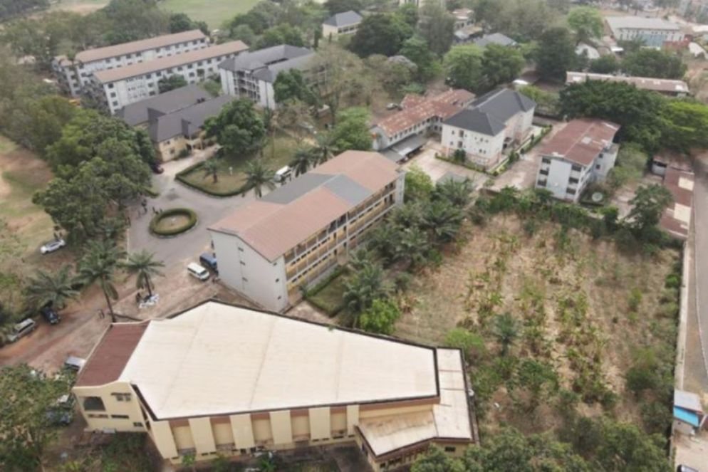 Una veduta dall’altro del Seminario di Enugu in Nigeria - .