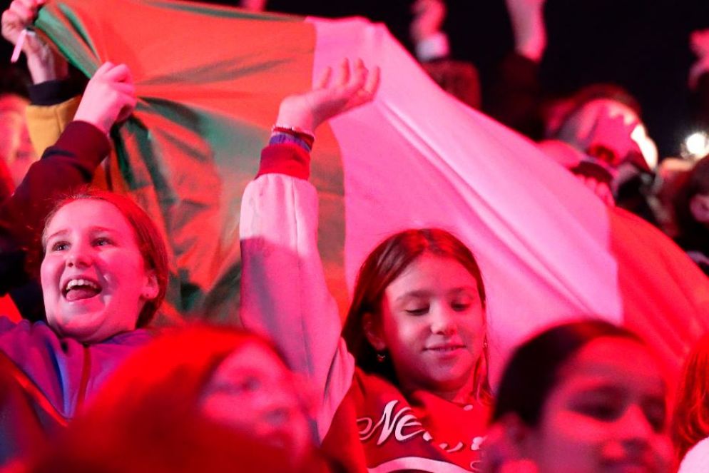 L'entusiasmo degli studenti durnate le gare ad Assago - MilanoCortina2026