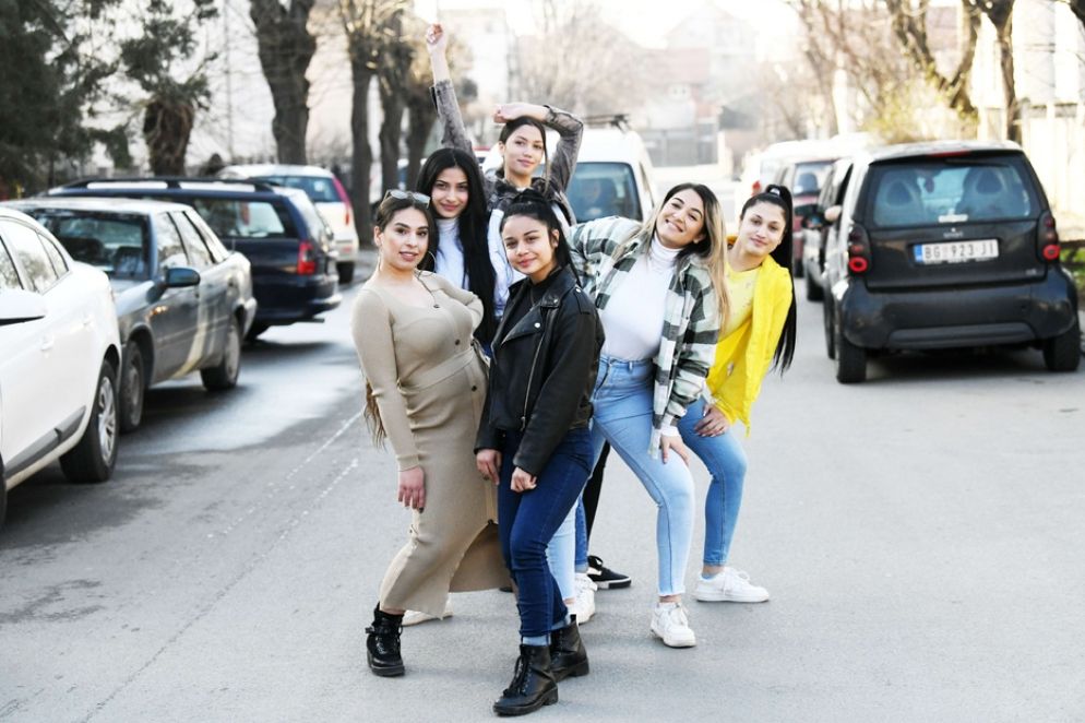 Le 6 rapper di Pretty Loud - Foto Vesna Lalic (su concessione di Grubb Foundation)