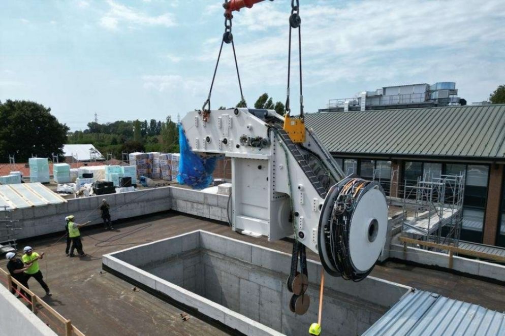 Gantry calato nel bunker dello Ieo - Ieo