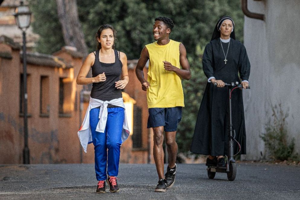 Una scena del film "The beautiful game" di netflix - Alfredo Falvo Photographer