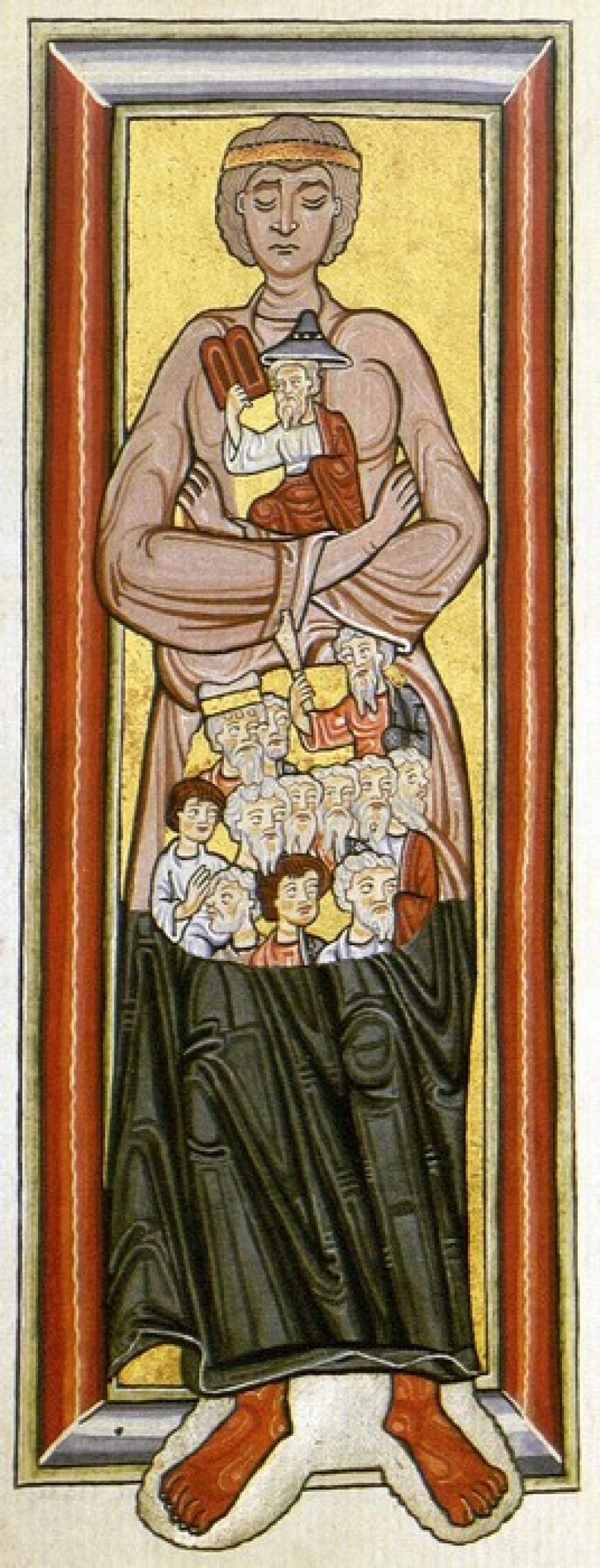 Ildegarda di Bingen Rupertsberg Scivias; Fol 35r I 5; Sinagoga