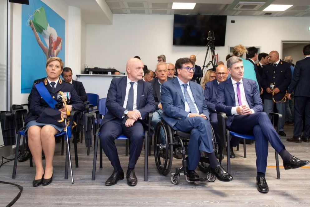 Vittorio Pisani e Luca Pancalli - Courtesy of Polizia di Stato