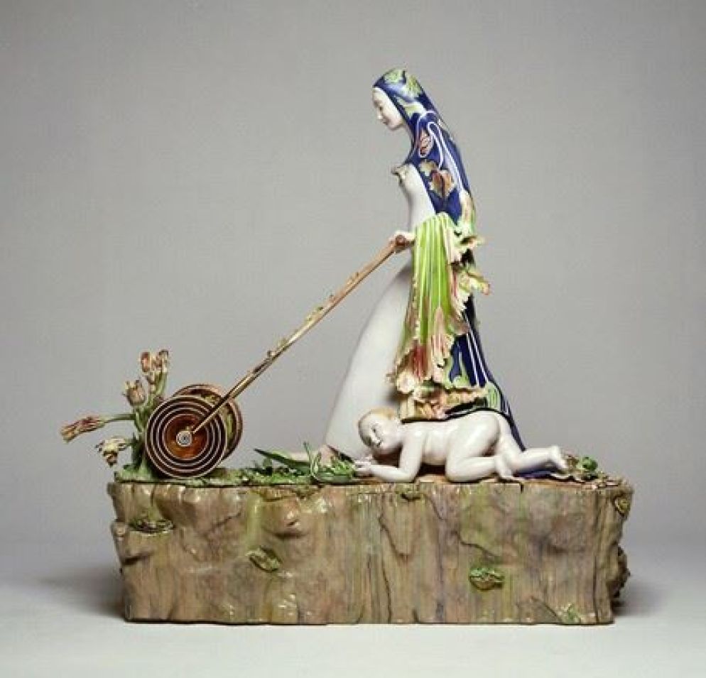 Bertozzi&amp;Casoni, "Scegli il Paradiso" (1997), ceramica policroma - Ansa