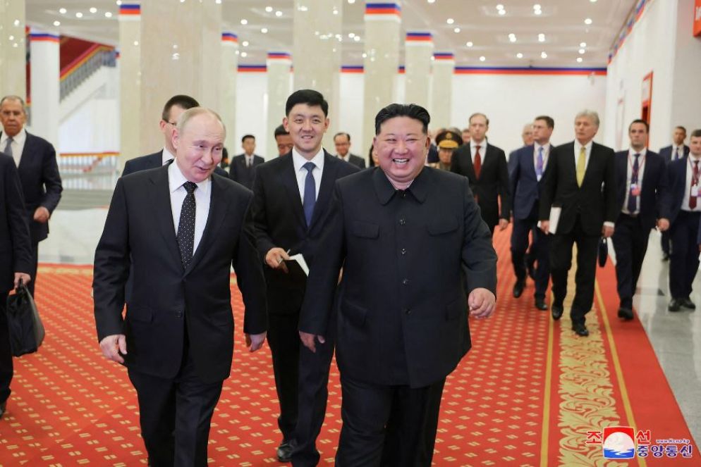 Il vertice tra Kim Jong-un e Vladimir Putin nella capitale nordcoreana - ANSA