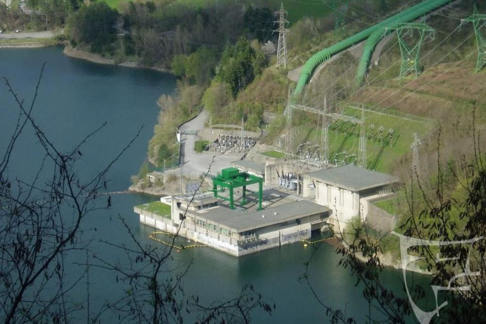 La centrale di Bargi Camugnano - Foto tratta dal sito progettodighe.it