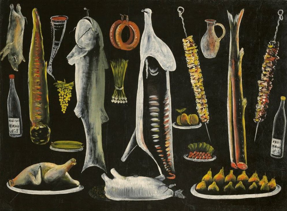 Niko Pirosmani, "Natura morte" - Fotografie+Konzeption