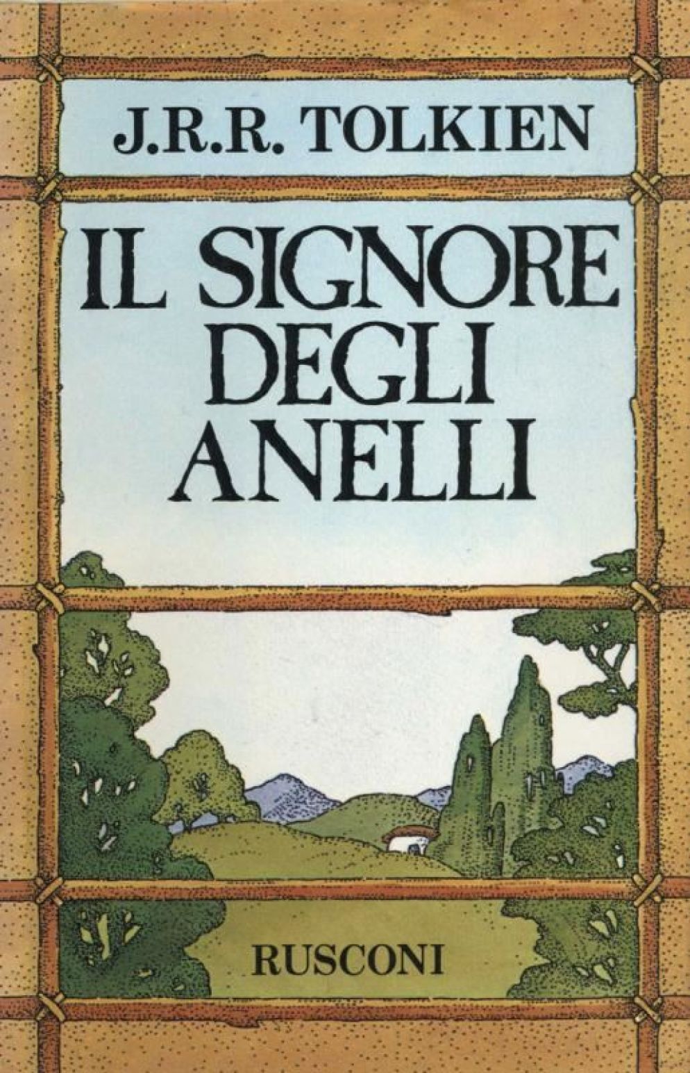 La copertina originale della prima edizione del Signore degli anelli