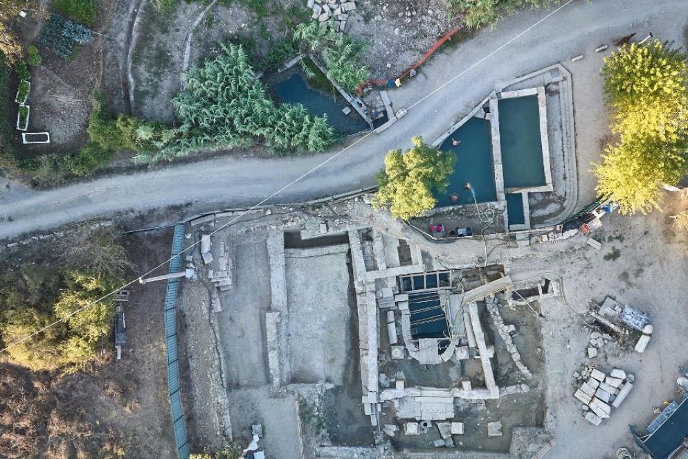 L'area degli scavi a San Casciano - Ansa