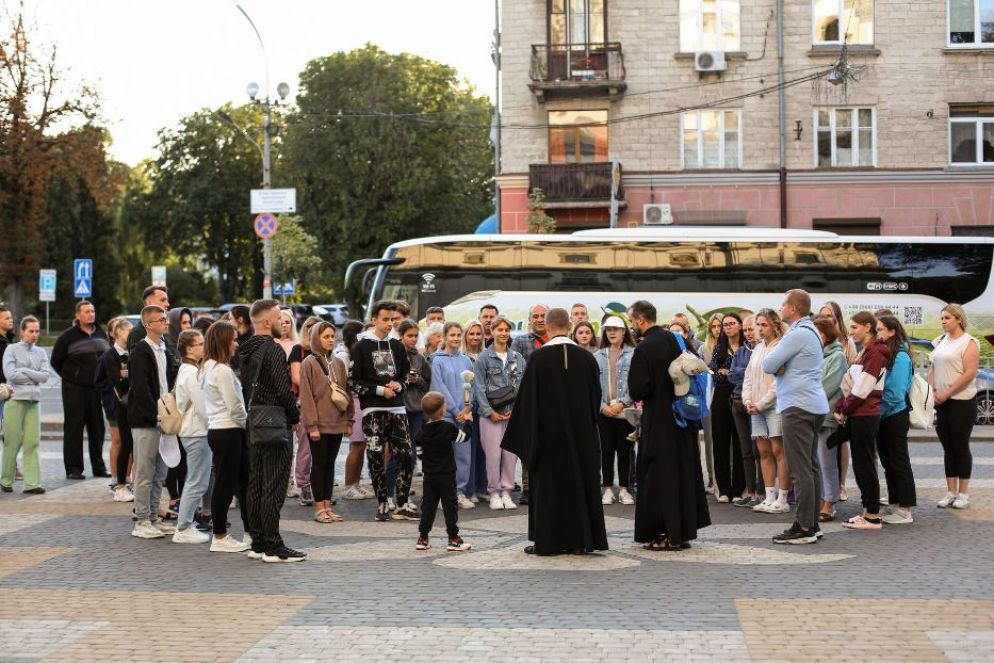 Il viaggio dei giovani ucraini verso Lisbona - Foto padre Roman Demush