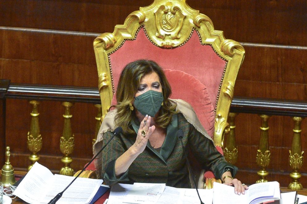 La presidente del Senato Maria Elisabetta Casellati - Fotogramma