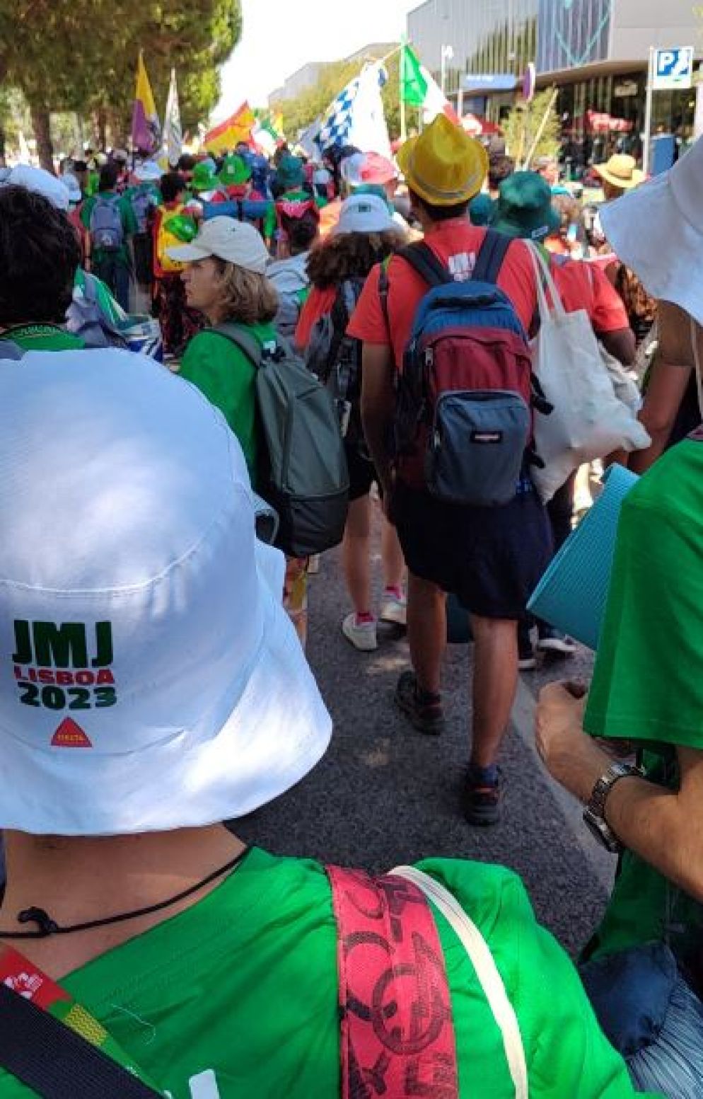 In marcia verso il Campo della Grazia - Foto Gastaldi